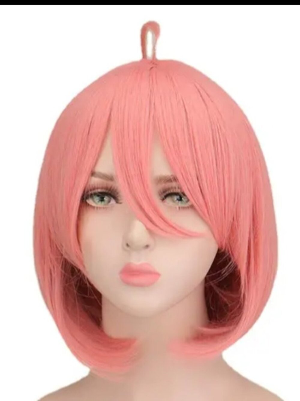 Pink Short Bob Synthetic Wig | Soft Layered Cut